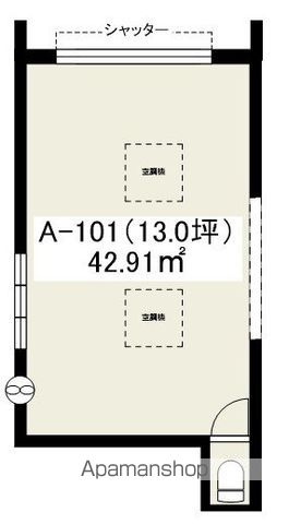 ライズ脇田町（店舗）　Ａ館 間取り