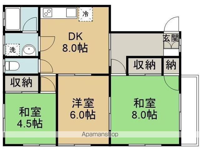 ヴィラ小江戸Ⅱ 間取り