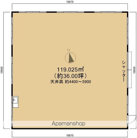川越市鯨井倉庫 間取り