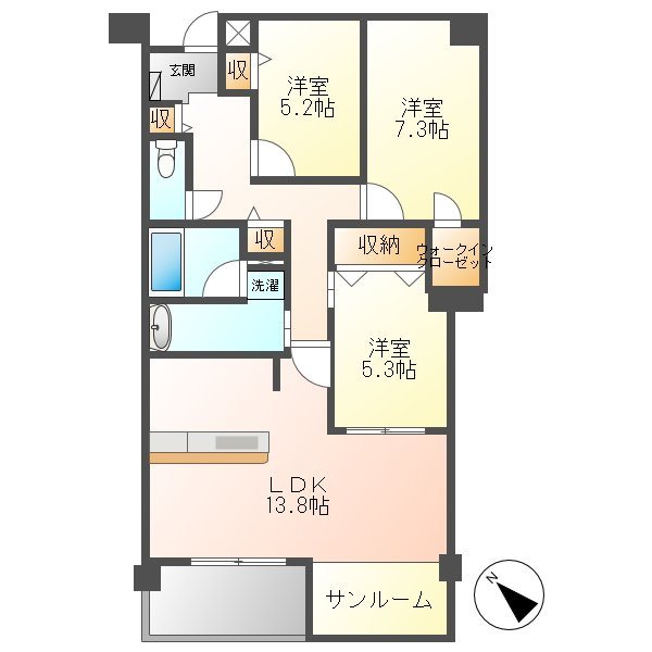 CORTILE MARUFUKU（コルティーレマルフク） 間取り