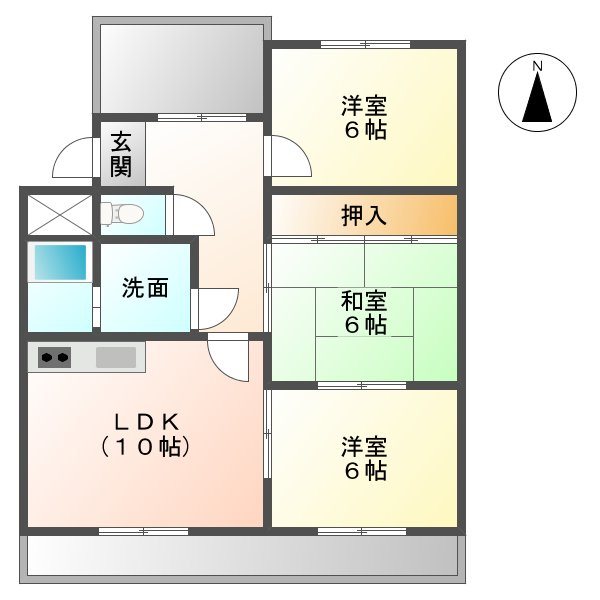 グランパス18 間取り