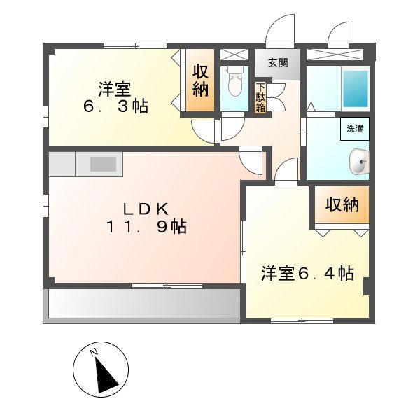 パレスウエストヒルズ 間取り
