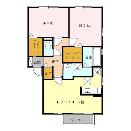 リビングタウン荒池Ｄ 間取り