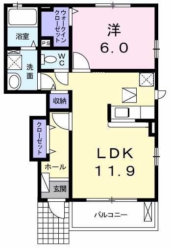 Ｍａｉｓｏｎ　ＣＡＭＥＬＩＡⅡ(メゾンカメリアツー) 間取り