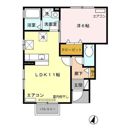 パルティール若竹 間取り