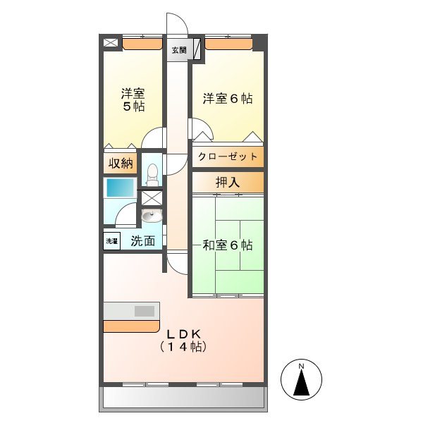 サンフォレスト 間取り