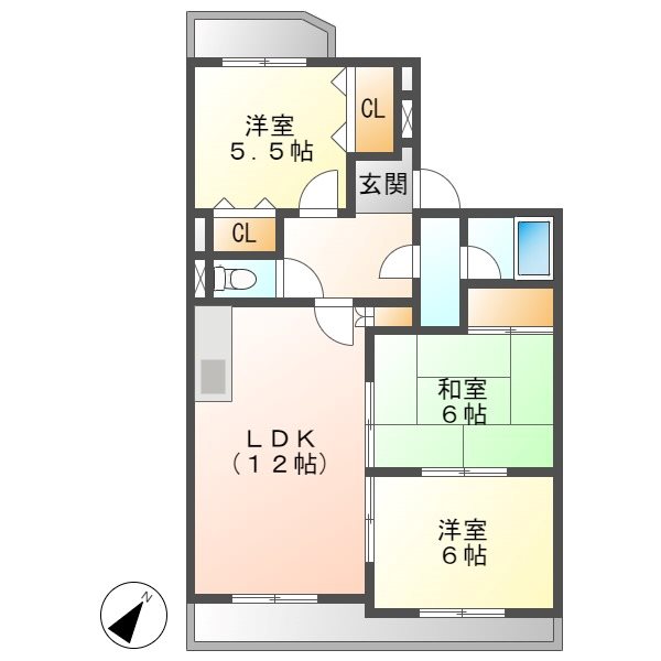 カオシンパレス 間取り