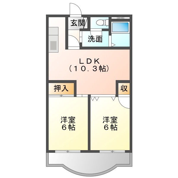 ニッシンパークサイド 間取り
