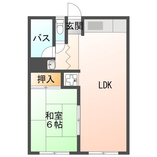 上ノ山ハイツⅡ 間取り