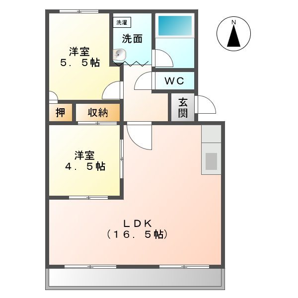 クリスタルパレス 間取り