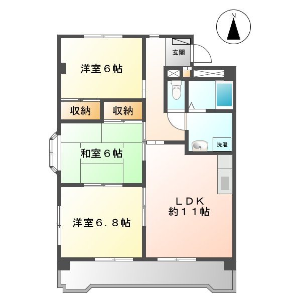 第3横吹小菅ビル 間取り