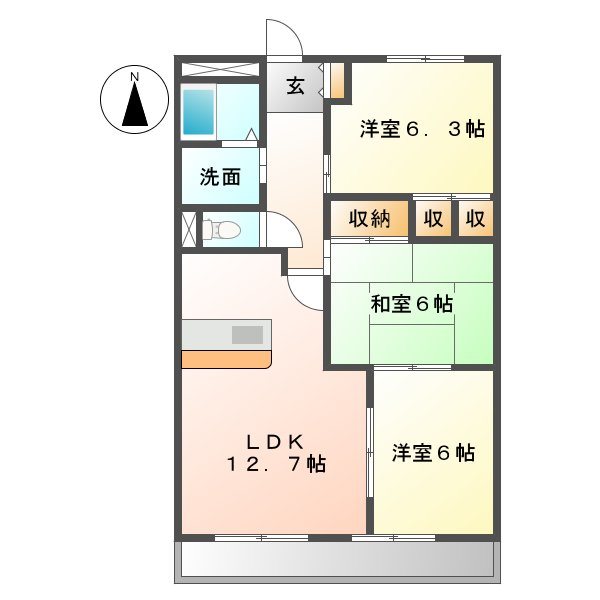 U・AVANCER(ユーアヴァンサー) 間取り