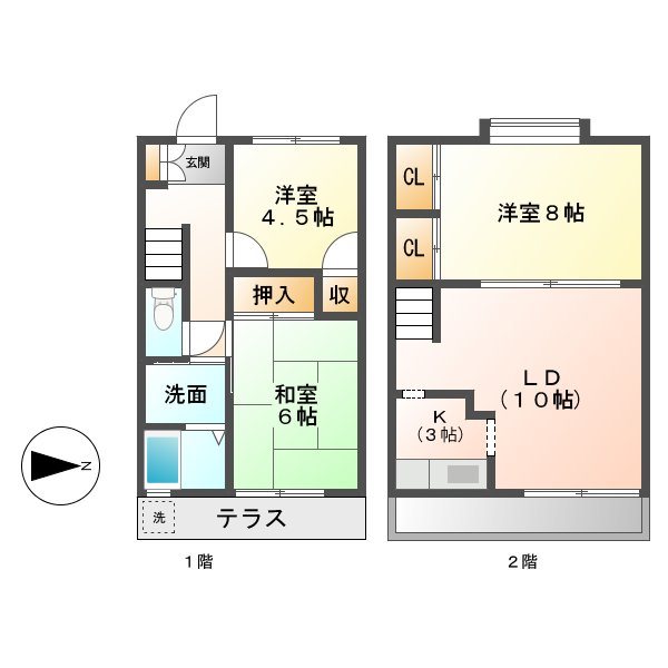 上旭パークハウス 間取り
