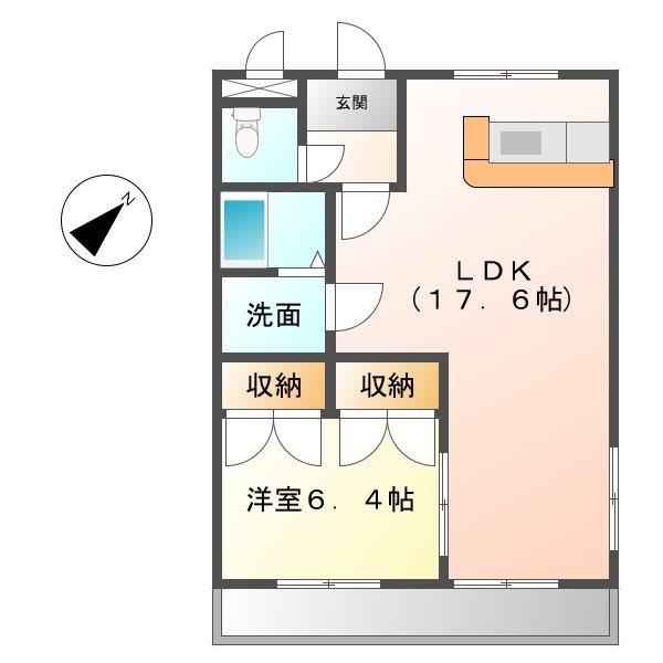 クラージュ 間取り
