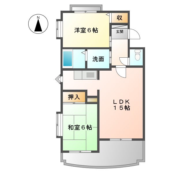 クレスト白鳥 間取り