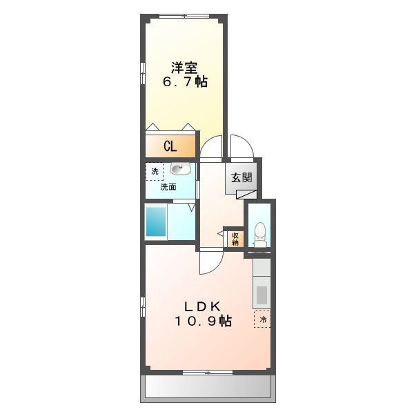 アーバンライフいずみⅡ 間取り