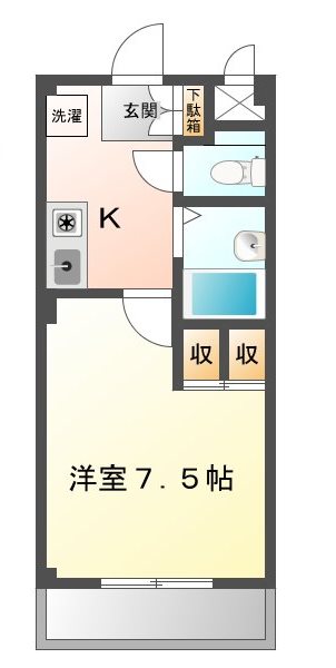 カサブランカ二村台 間取り