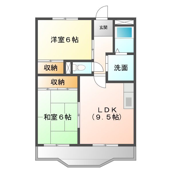 イーストパレス 間取り