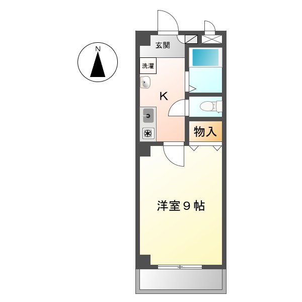 ホーステール作の山 間取り