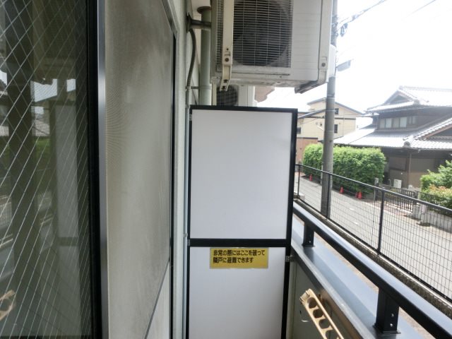 ホーステール作の山 ベランダ