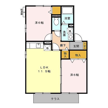 グリーンコートII 間取り