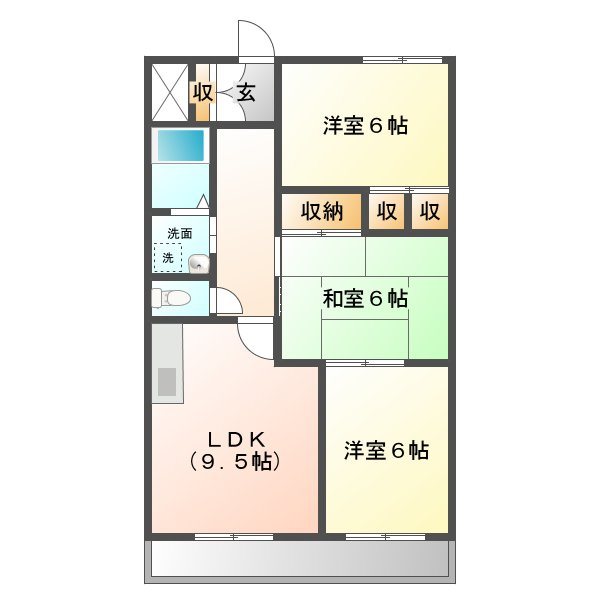 セントポーリアサウス 間取り