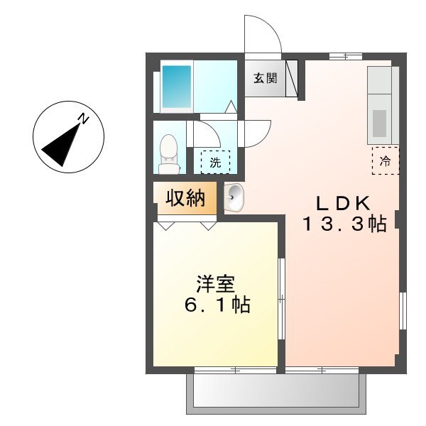 コーポいなよし 間取り
