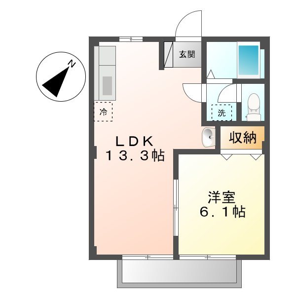 コーポいなよし 間取り