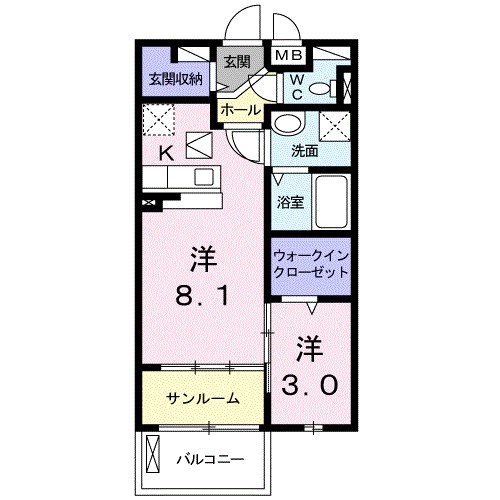 ソルレヴェンテ 間取り