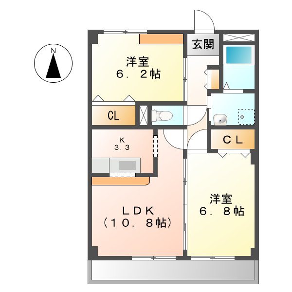 レザンヴェールIII 間取り