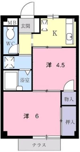 エクセルハイツ黒笹 間取り