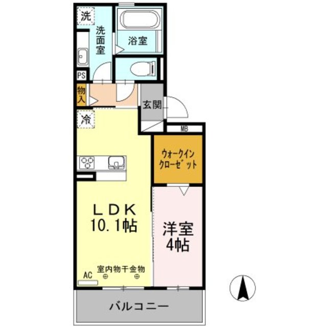 エクレール　Ａ棟 間取り