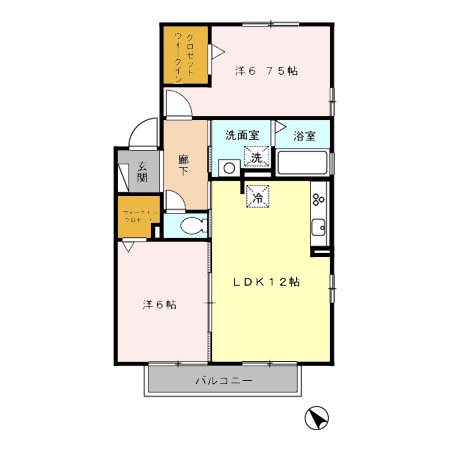 ＺＵＣＣＡ（ズッカ） 間取り