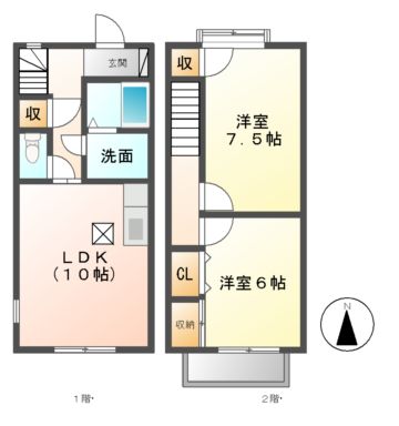 ボナールハイムA 間取り