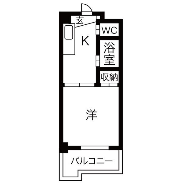 サン・ウエダビルⅠ 間取り