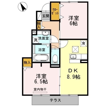 グレイス鶴が沢Ａ棟 間取り