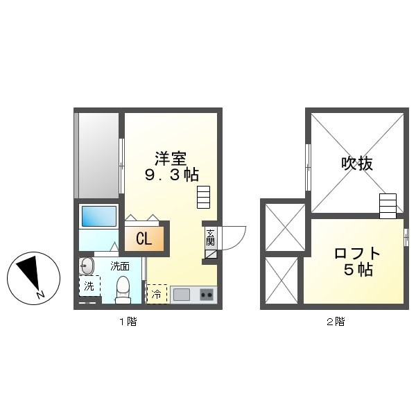 Ｌｕｃｉｅ鳴海（ルシエナルミ） 間取り