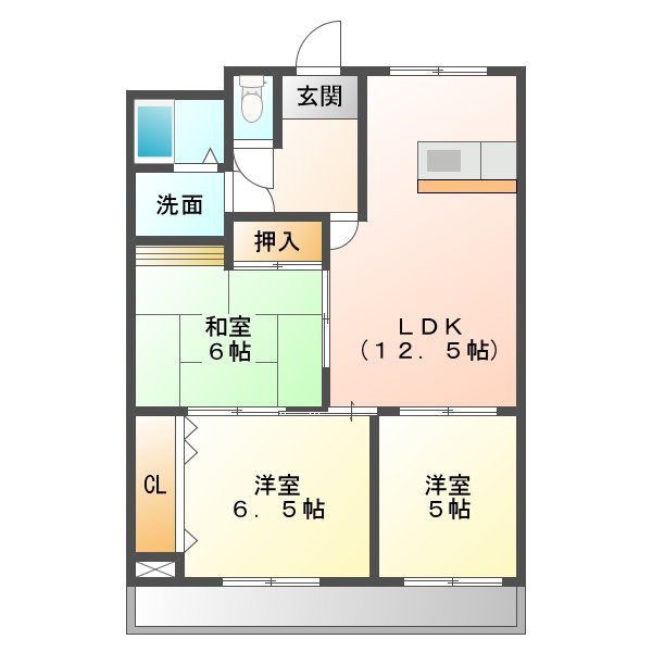 サンピアⅡ 間取り