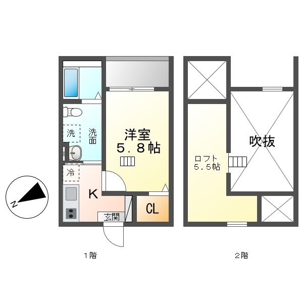 Ｅｎｄｏｒ鳴海（エンドアナルミ） 間取り