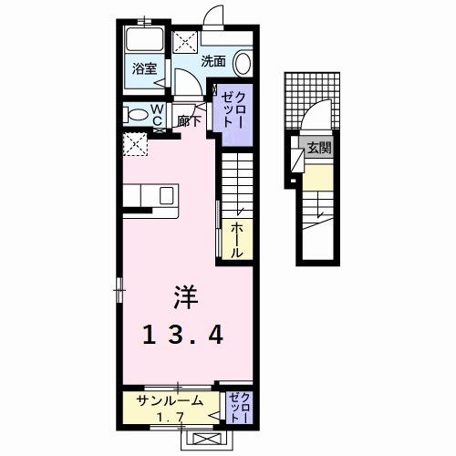 NINA館Ⅱ 間取り