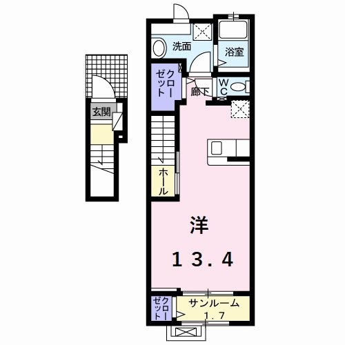 ＮＩＮＡ館Ⅰ 間取り