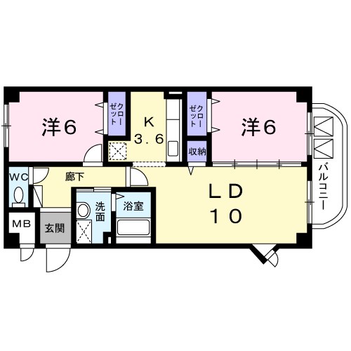 ラモーリ緑 間取り