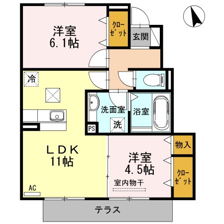 クラリスI 間取り