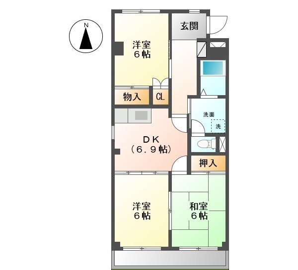 ホーステール諸ノ木 間取り