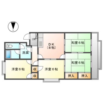 サンファミリア長久手Ⅱ 間取り