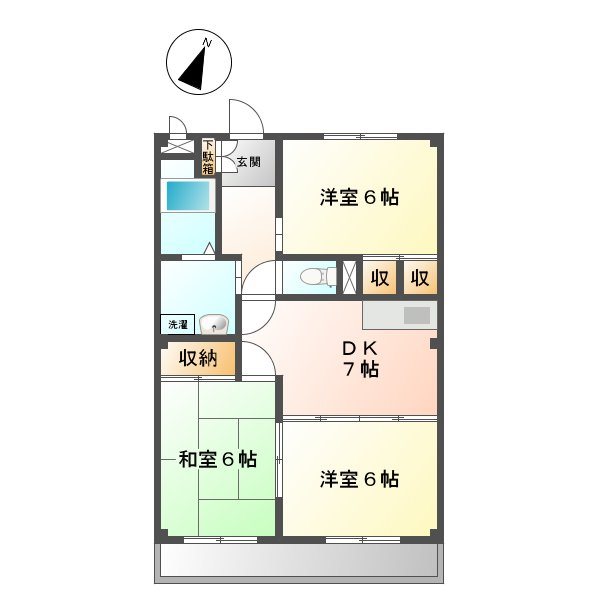 ニューパレス上ノ山 間取り