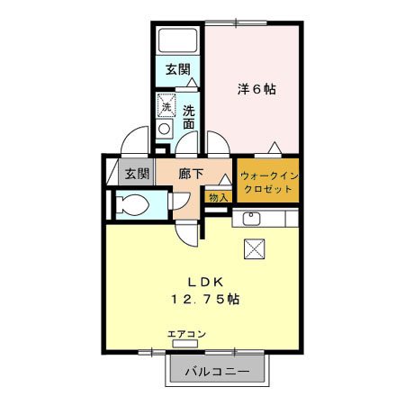セジュール藤塚 間取り