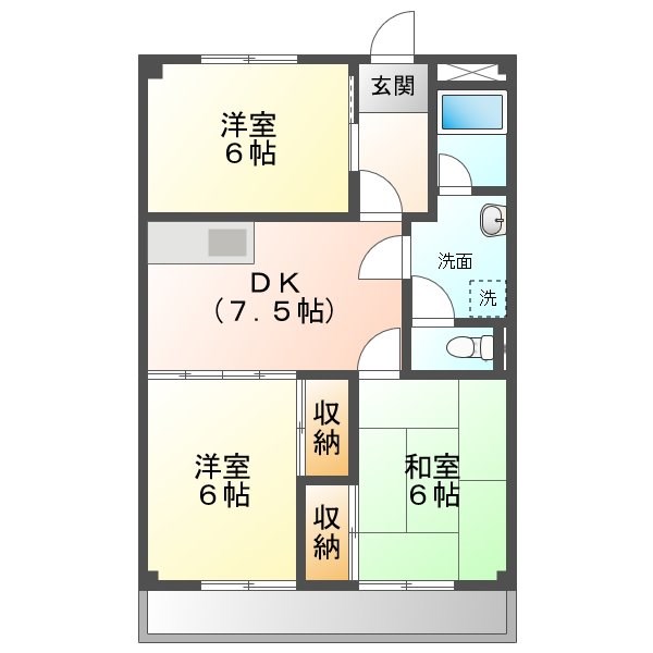 サンパーク中平 間取り