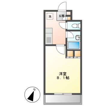 EAST　TOWN　K（イーストタウン　ケー） 間取り