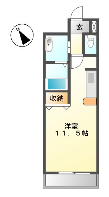 CASA RAFFINE DUEX(カーサラフィネドゥ) 間取り